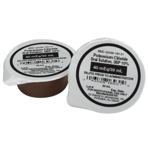 Potassium Chloride 40 mEq/ 30 mL - 100s