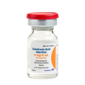 Zoledronic Acid Injection 4 mg/5 mL vial
